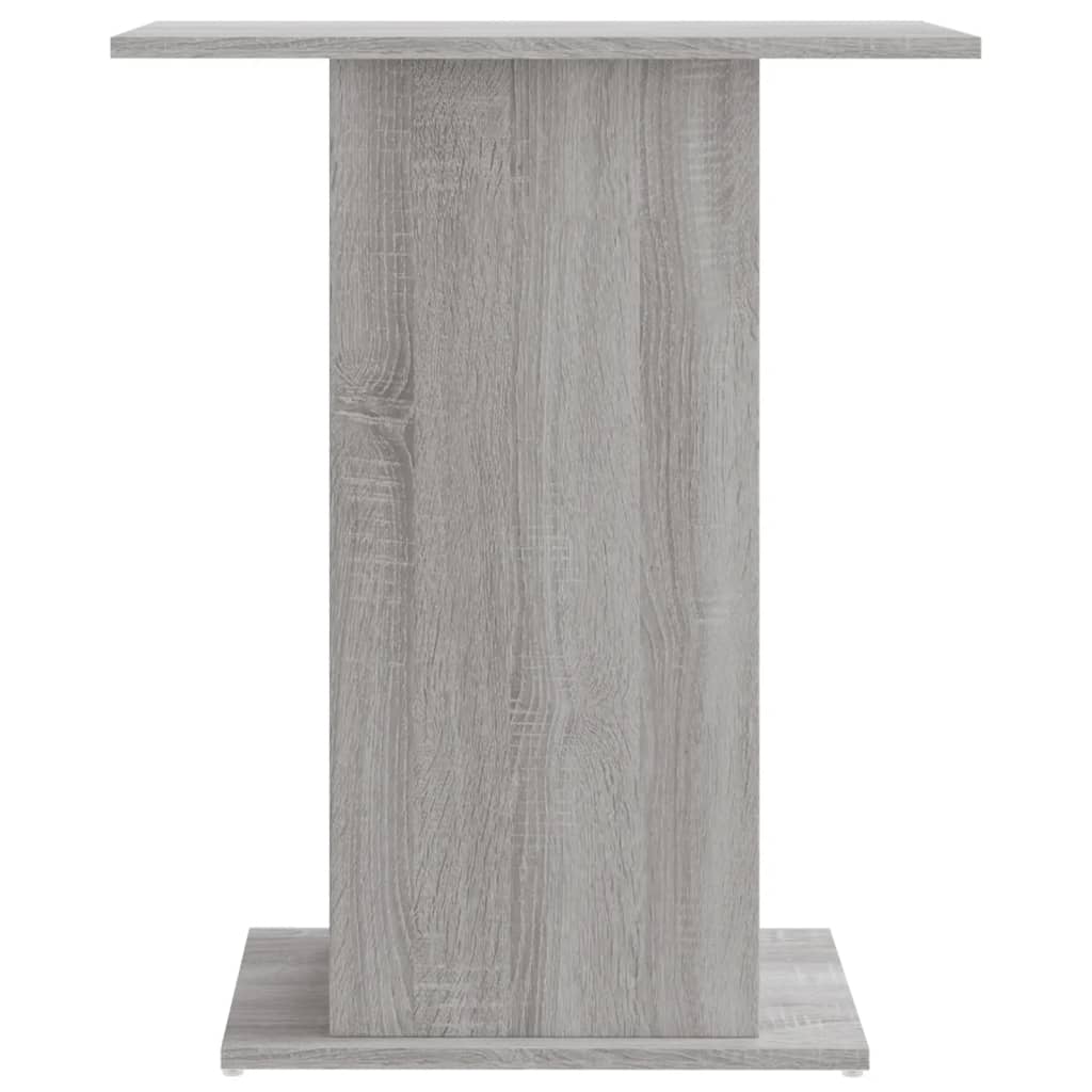 vidaXL Akvariebänk grå sonoma 60,5x36x72,5 cm konstruerat trä
