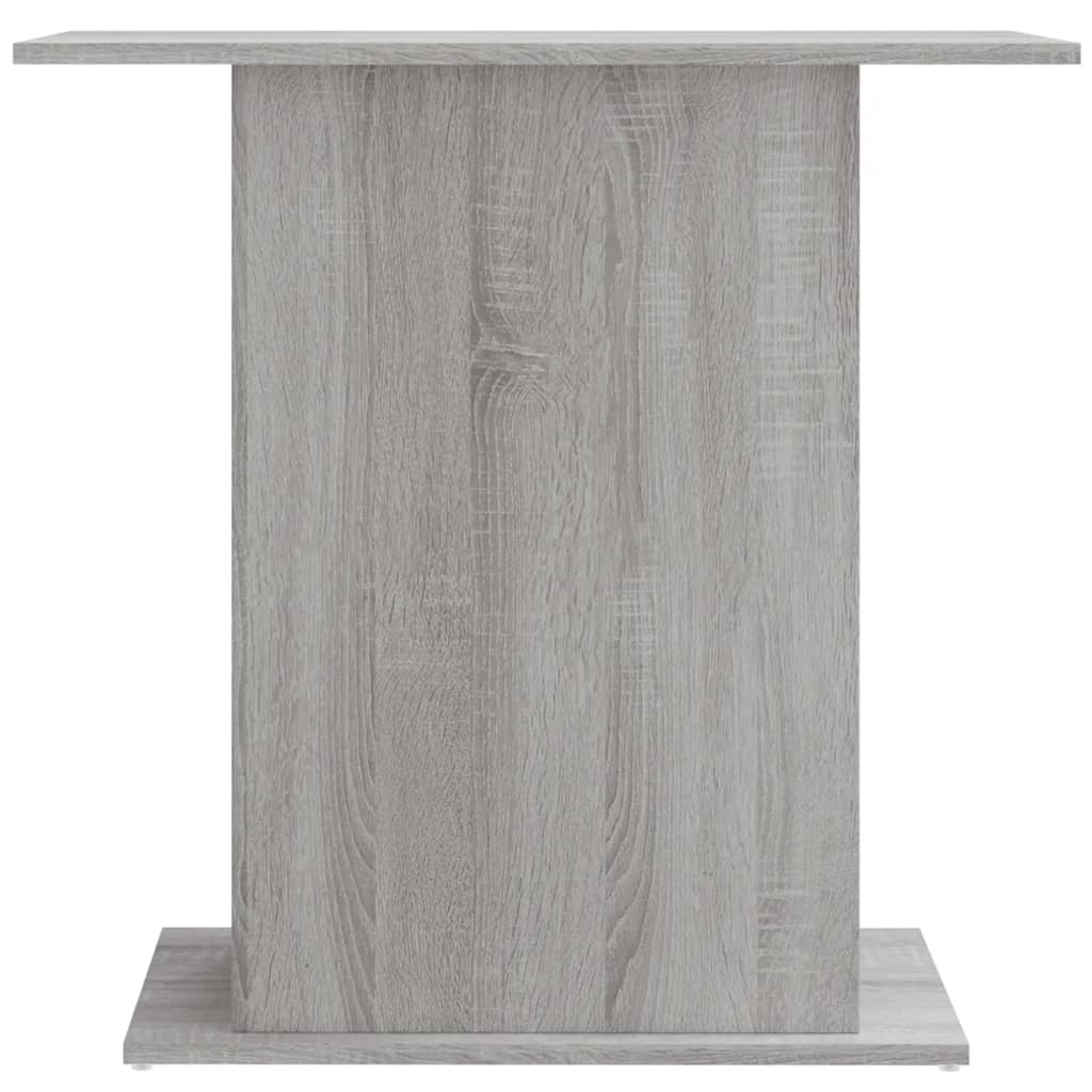 vidaXL Akvariebänk grå sonoma 75x36x72,5 cm konstruerat trä