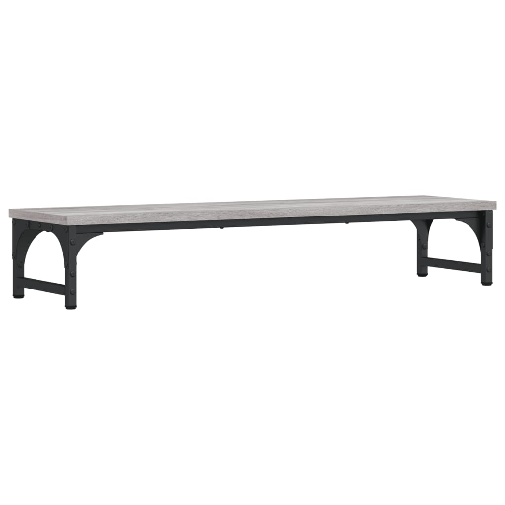 vidaXL Skärmställ grå sonoma 85x23x15,5 cm konstruerat trä
