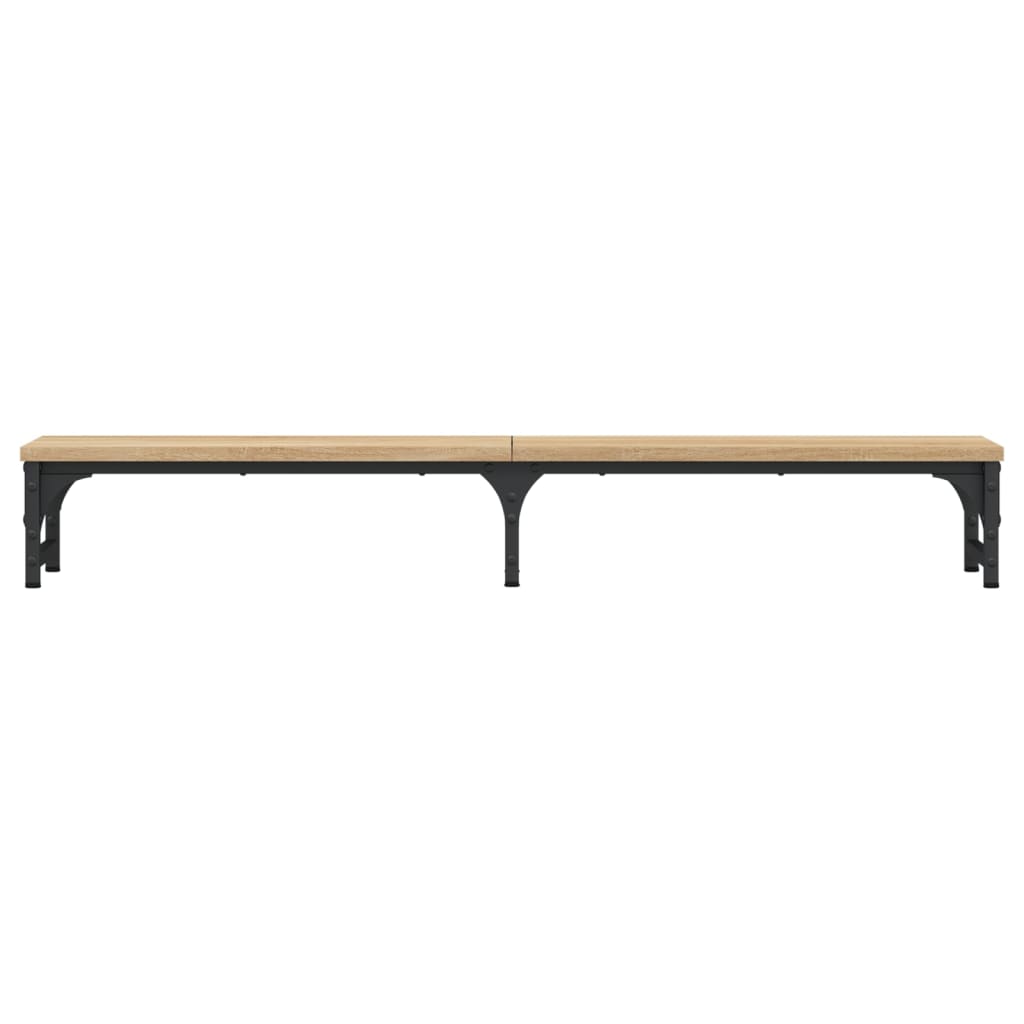 vidaXL Skärmställ sonoma-ek 105x23x15,5 cm konstruerat trä