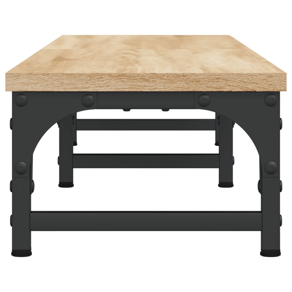 vidaXL Skärmställ sonoma-ek 105x23x15,5 cm konstruerat trä