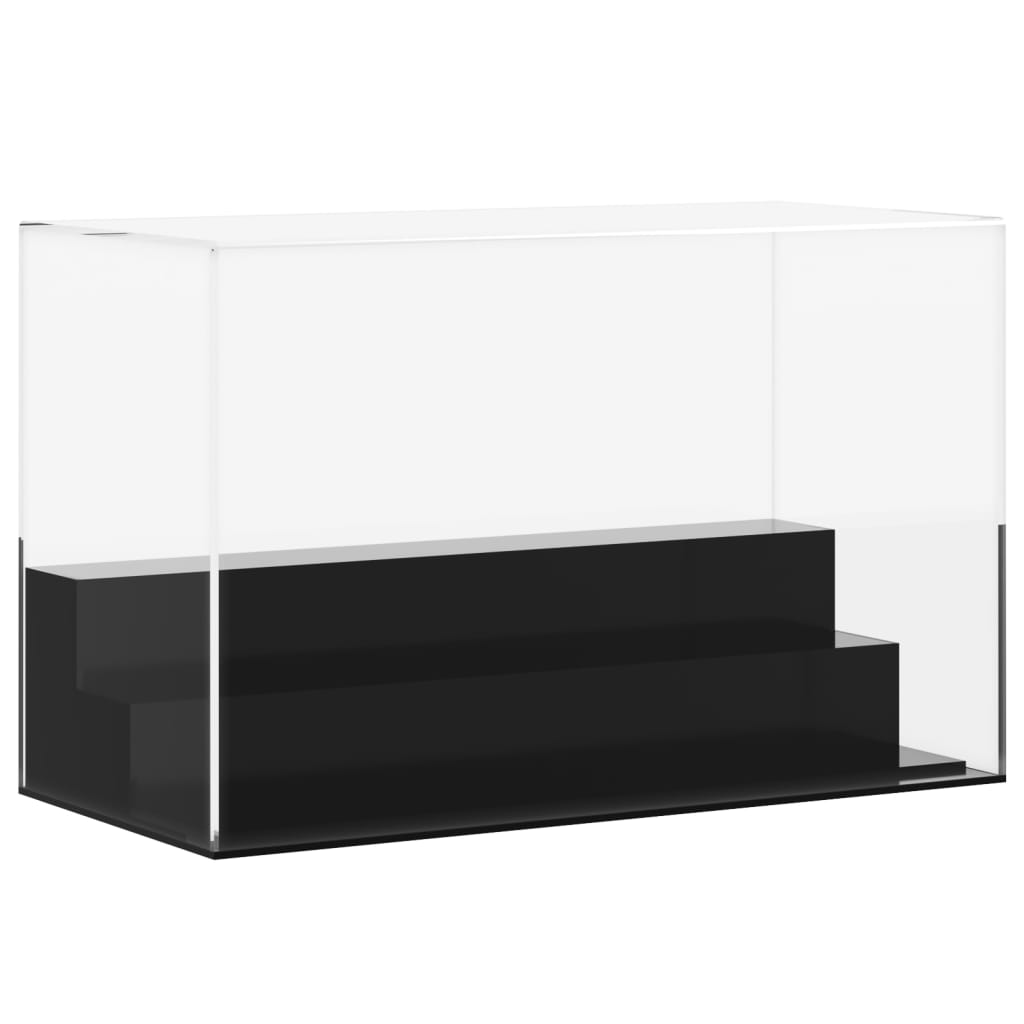 vidaXL Akryllåda transparent 25x12x16 cm