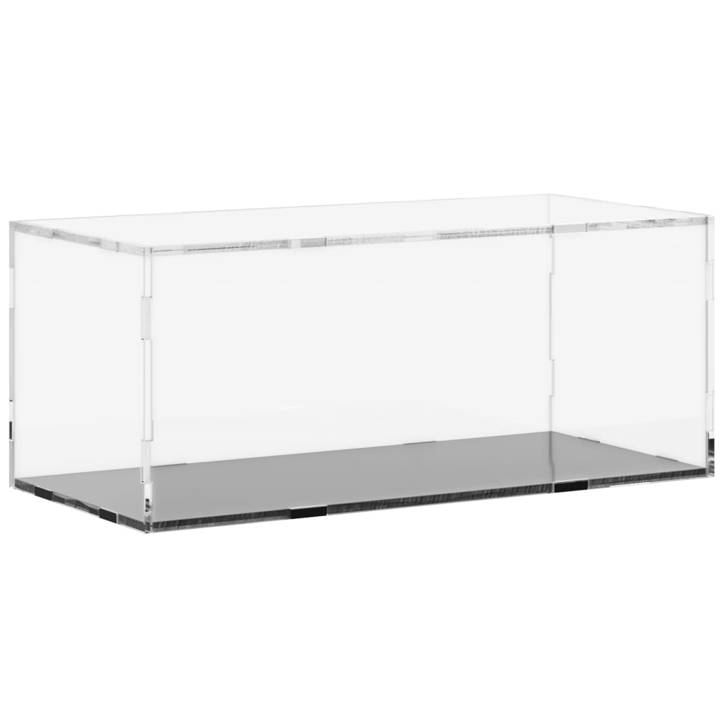 vidaXL Displaylåda transparent 34x16x14 cm akryl
