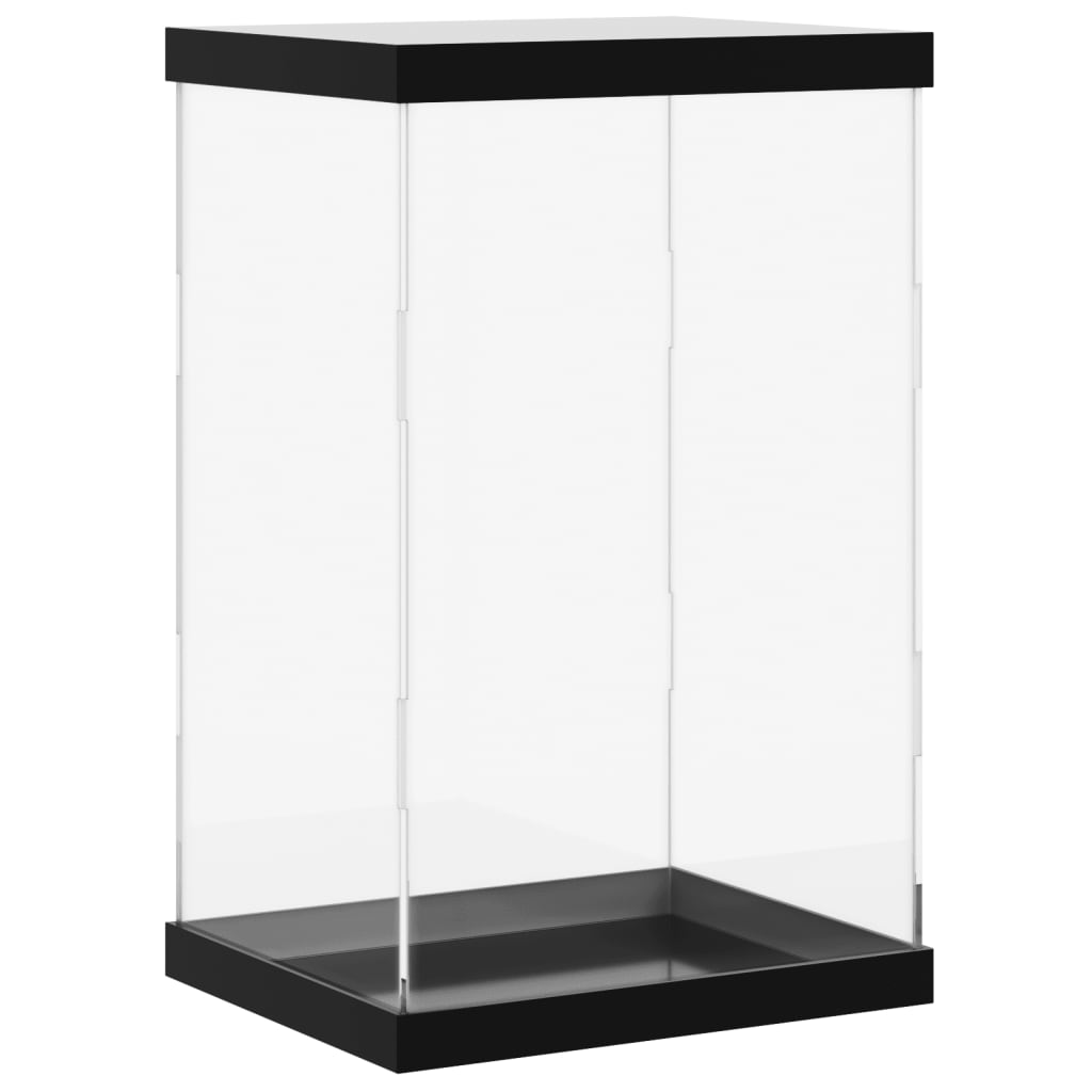 vidaXL Akryllåda transparent 22x18x35 cm