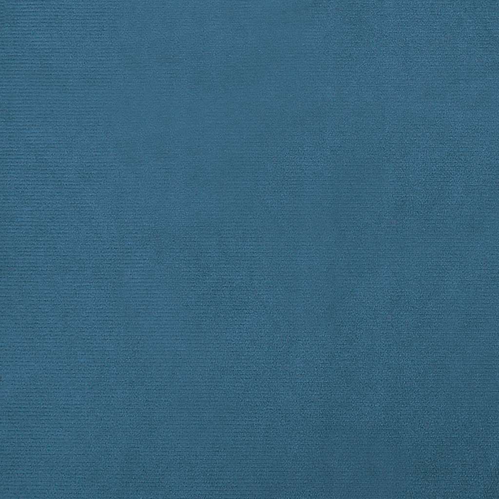 vidaXL Barnsoffa blå 70x45x26,5 cm sammet