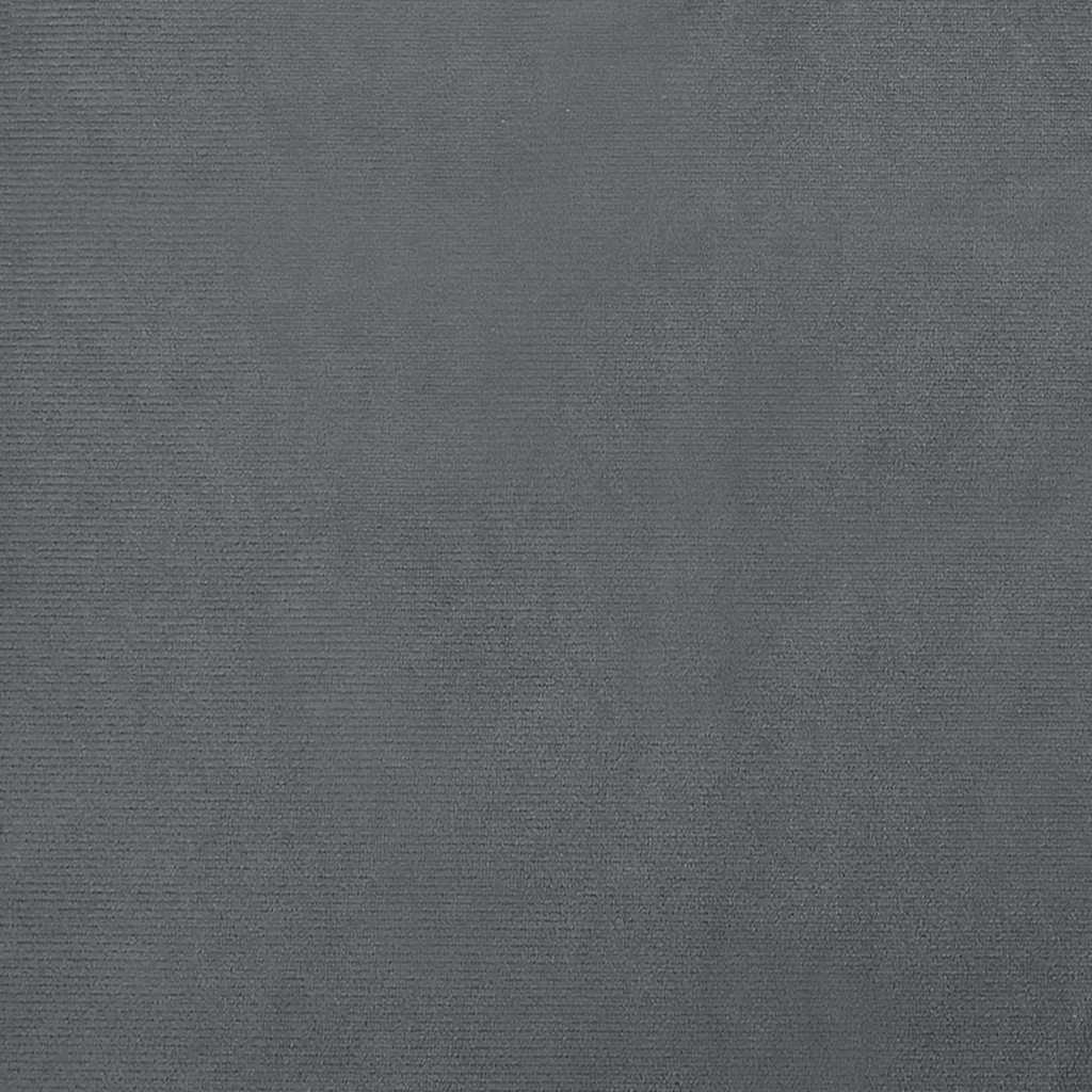 vidaXL Barnsoffa mörkgrå 70x45x26,5 cm sammet