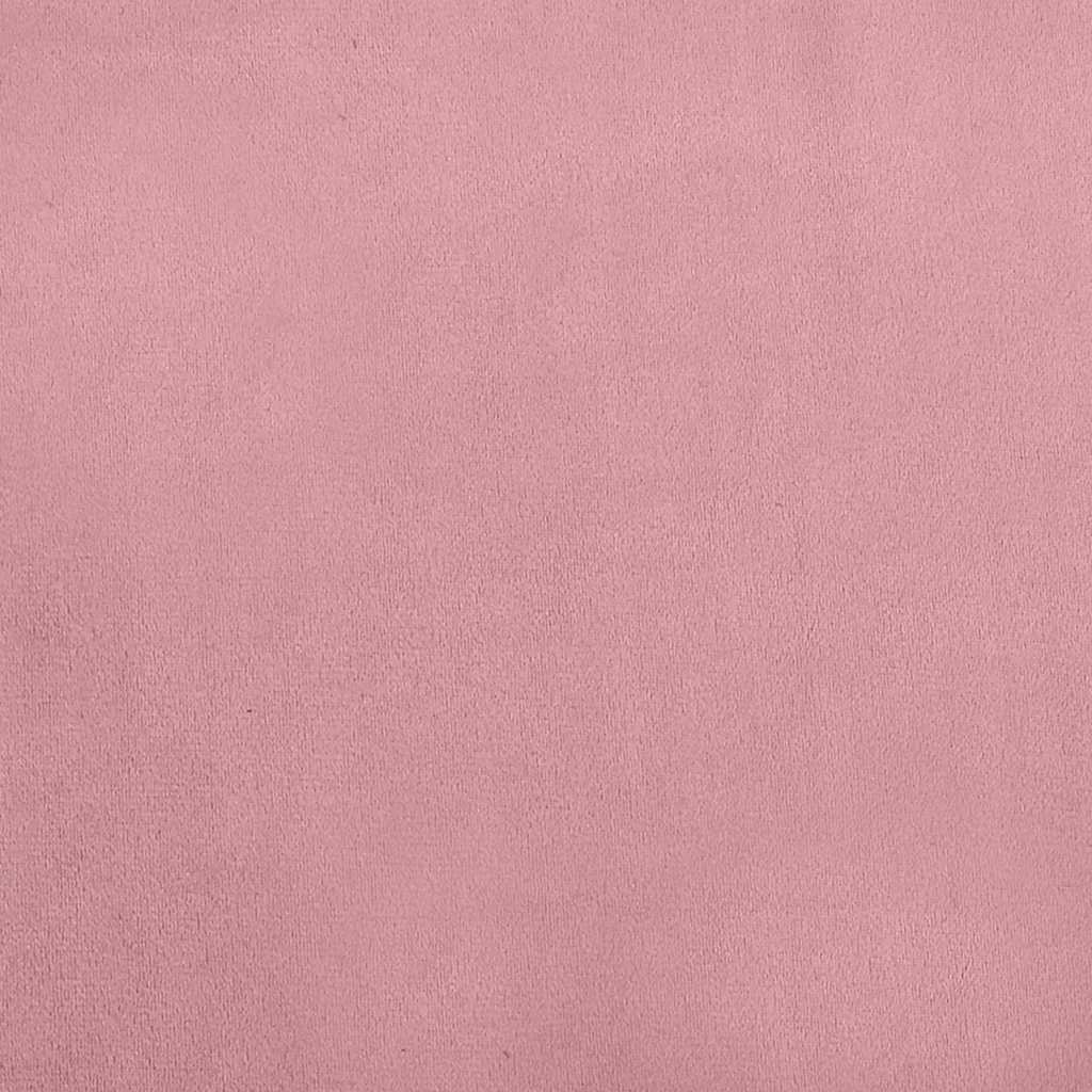 vidaXL Barnsoffa rosa 70x45x26,5 cm sammet