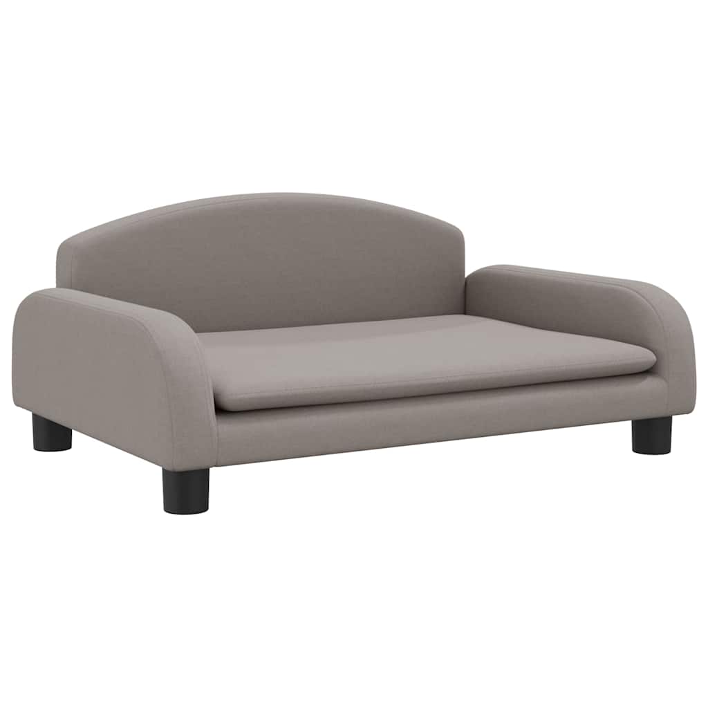 vidaXL Barnsoffa mullvadsbrun 70x45x30 cm tyg