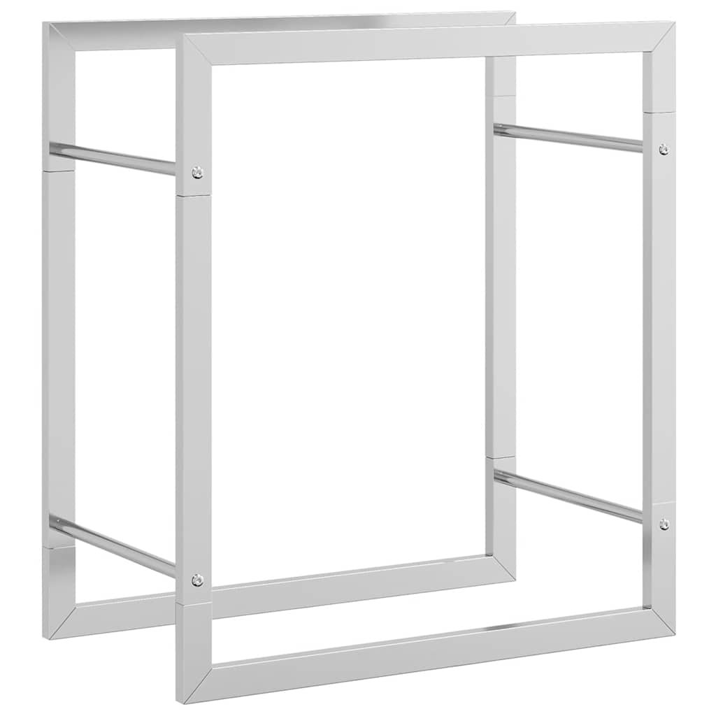 vidaXL Vedställ 50x28x56 cm rostfritt stål
