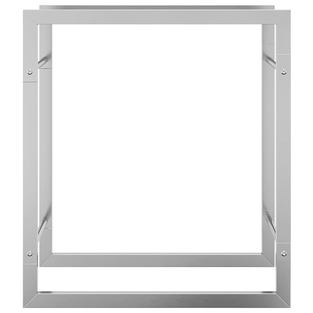 vidaXL Vedställ 50x28x56 cm rostfritt stål