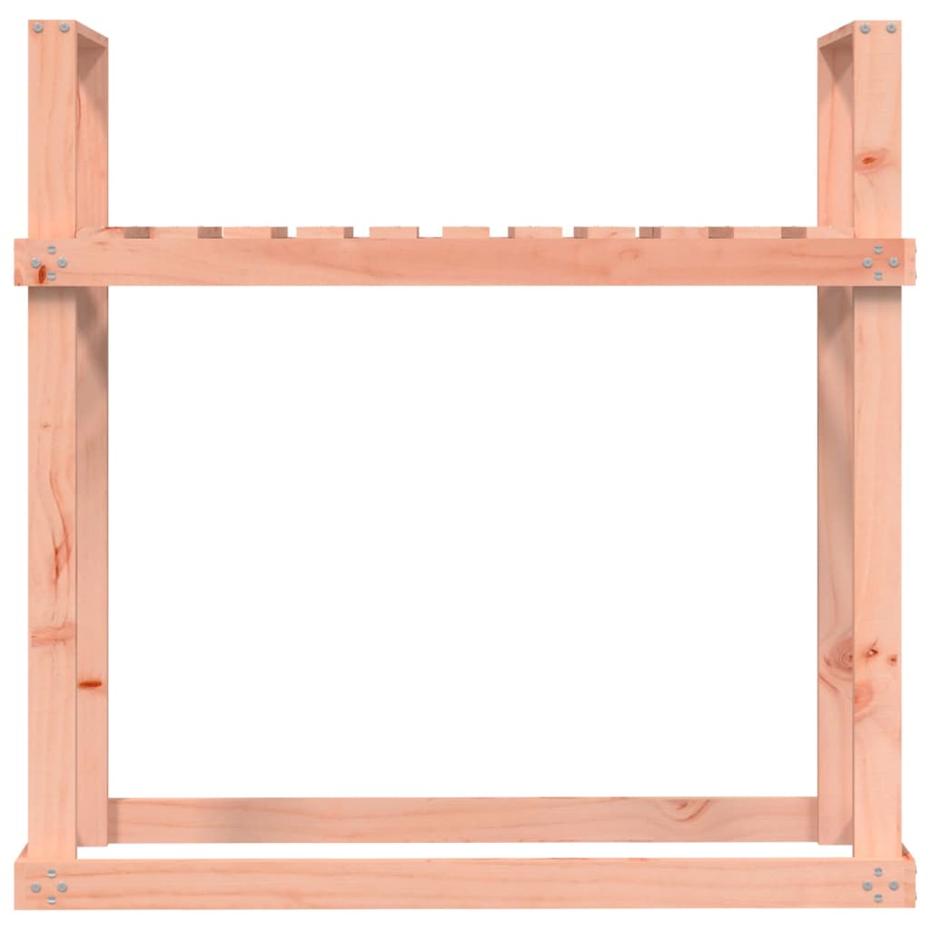 vidaXL Vedställ 110x35x108,5 cm massiv douglas