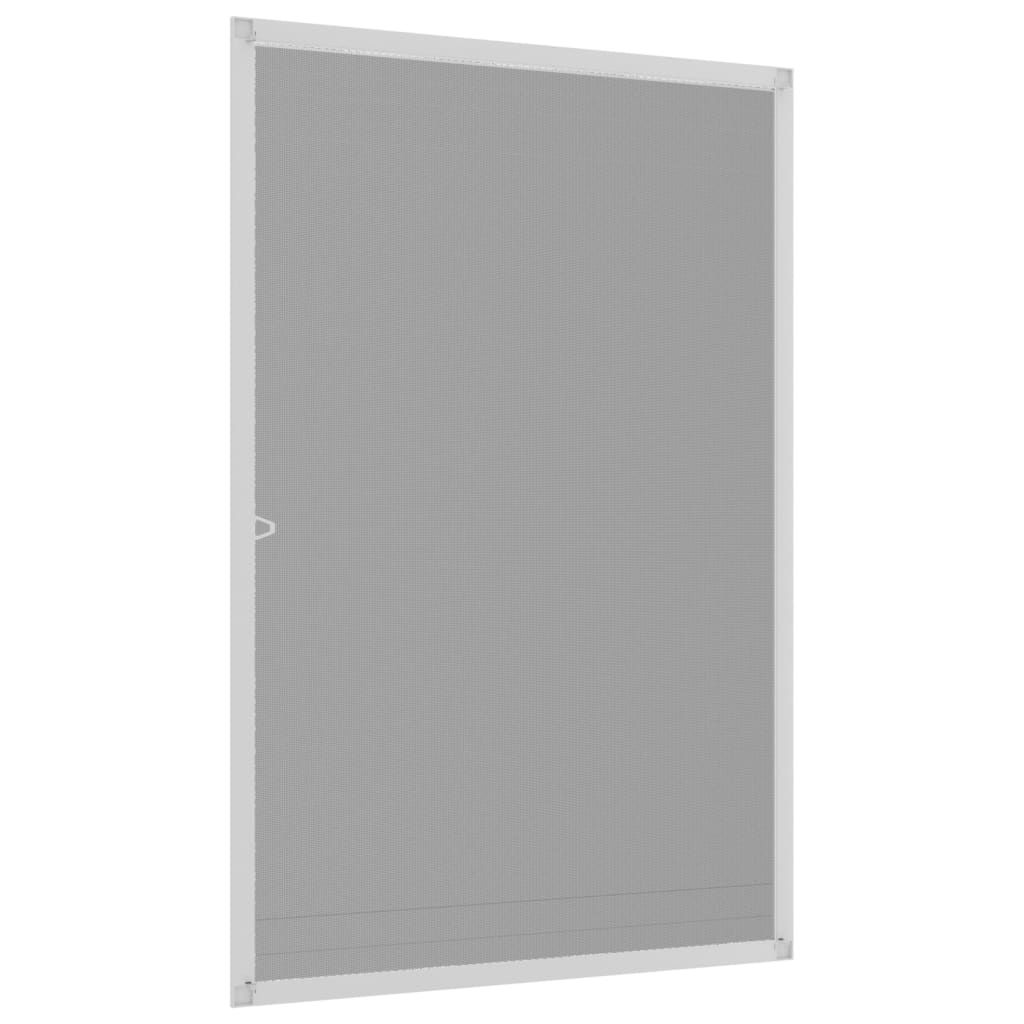vidaXL Insektsnät för fönster vit 80x120 cm