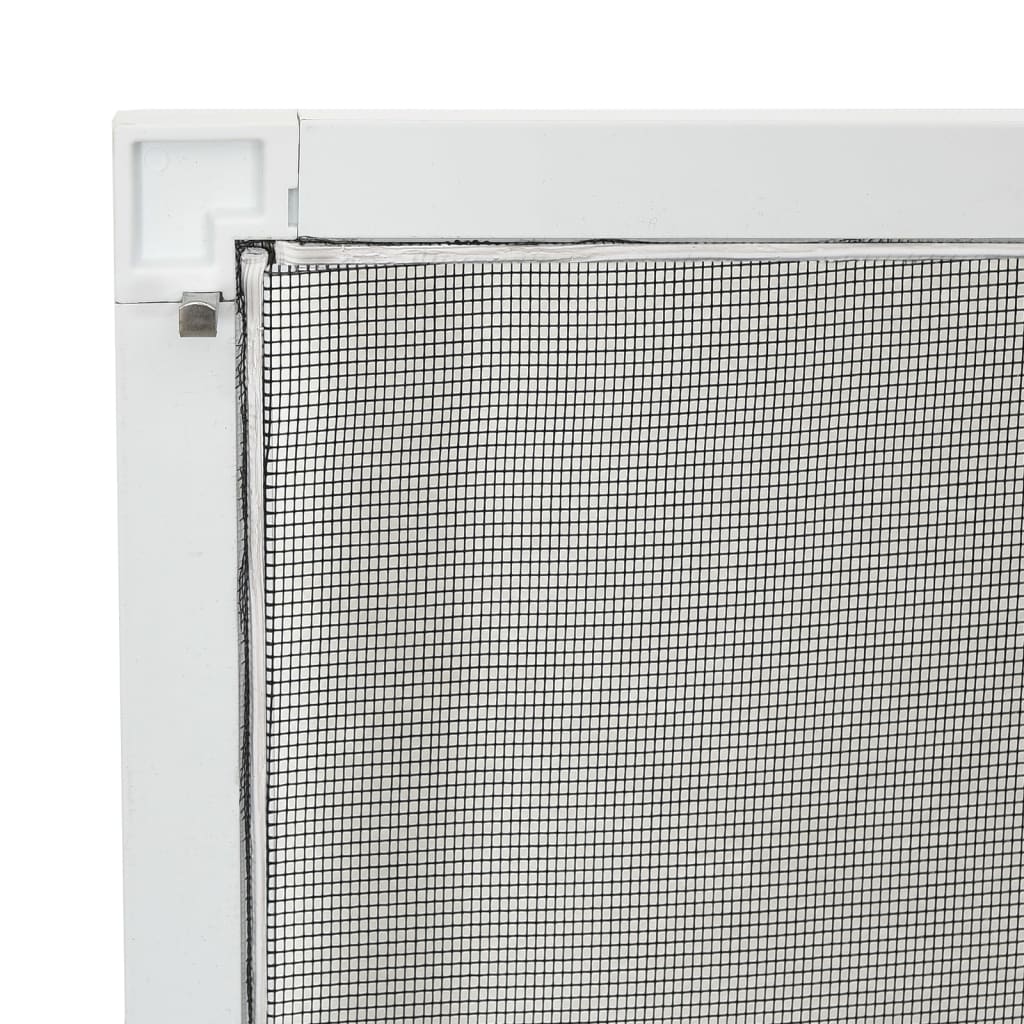 vidaXL Insektsnät för fönster vit 90x120 cm