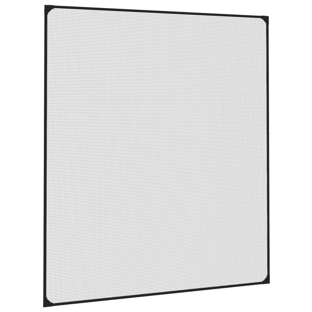 vidaXL Magnetiskt insektsnät för fönster antracit 120x140 cm