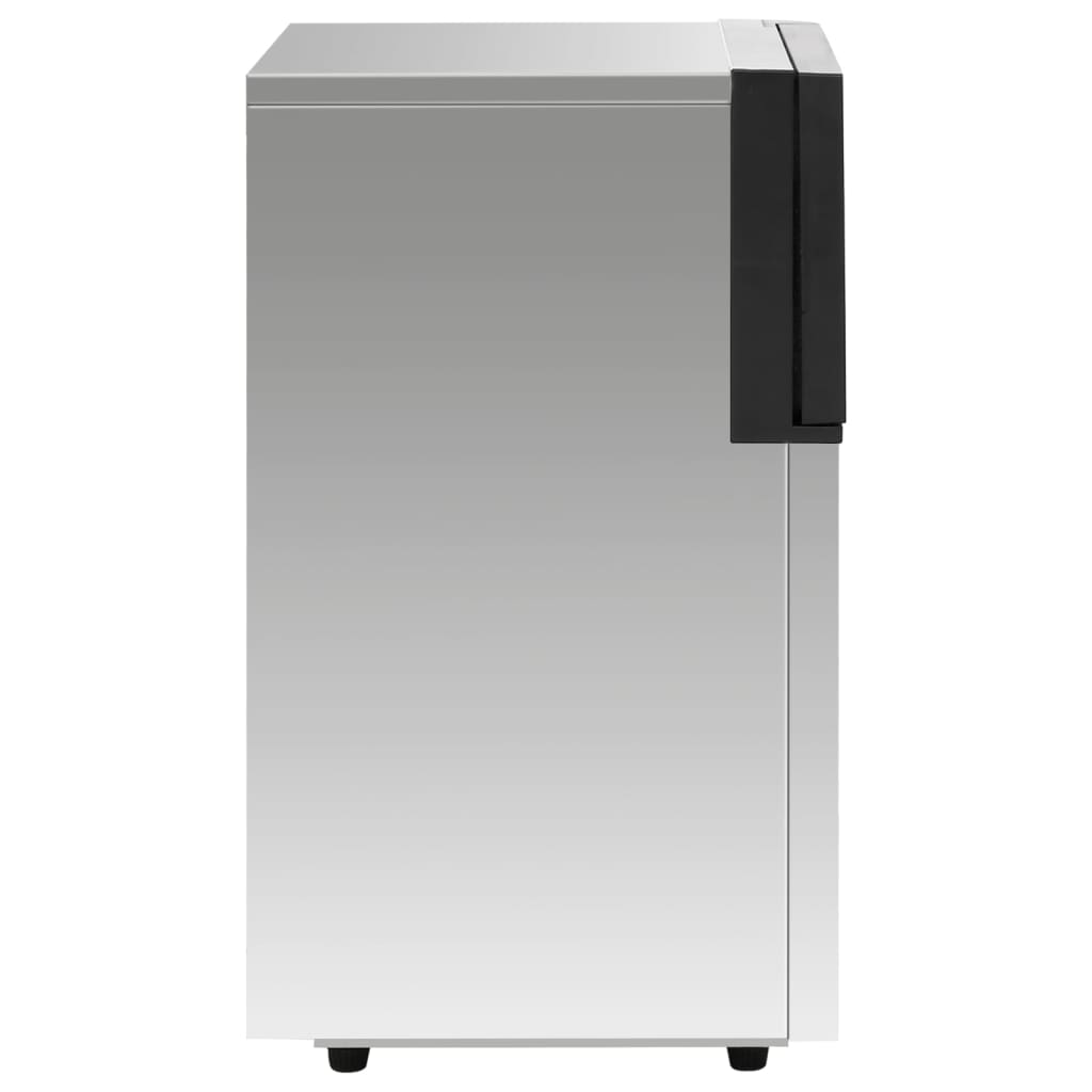 vidaXL Ismaskin 45 kg / 24 tim silver