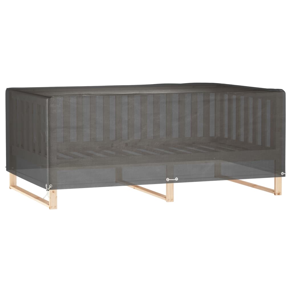 vidaXL Överdrag för utemöbler 2 st 12 ölj. 227x152x65 cm rektangulärt