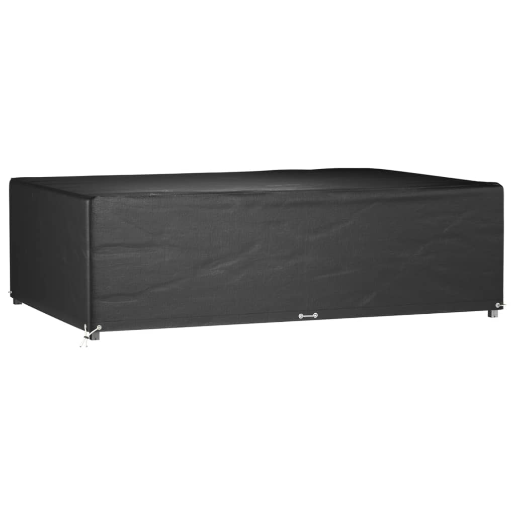 vidaXL Överdrag för utemöbler 2 st 12 ölj. 227x152x65 cm rektangulärt