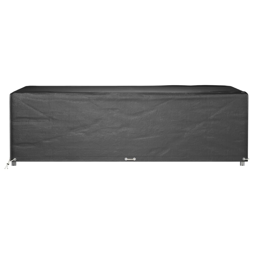 vidaXL Överdrag för utemöbler 2 st 12 ölj. 227x152x65 cm rektangulärt