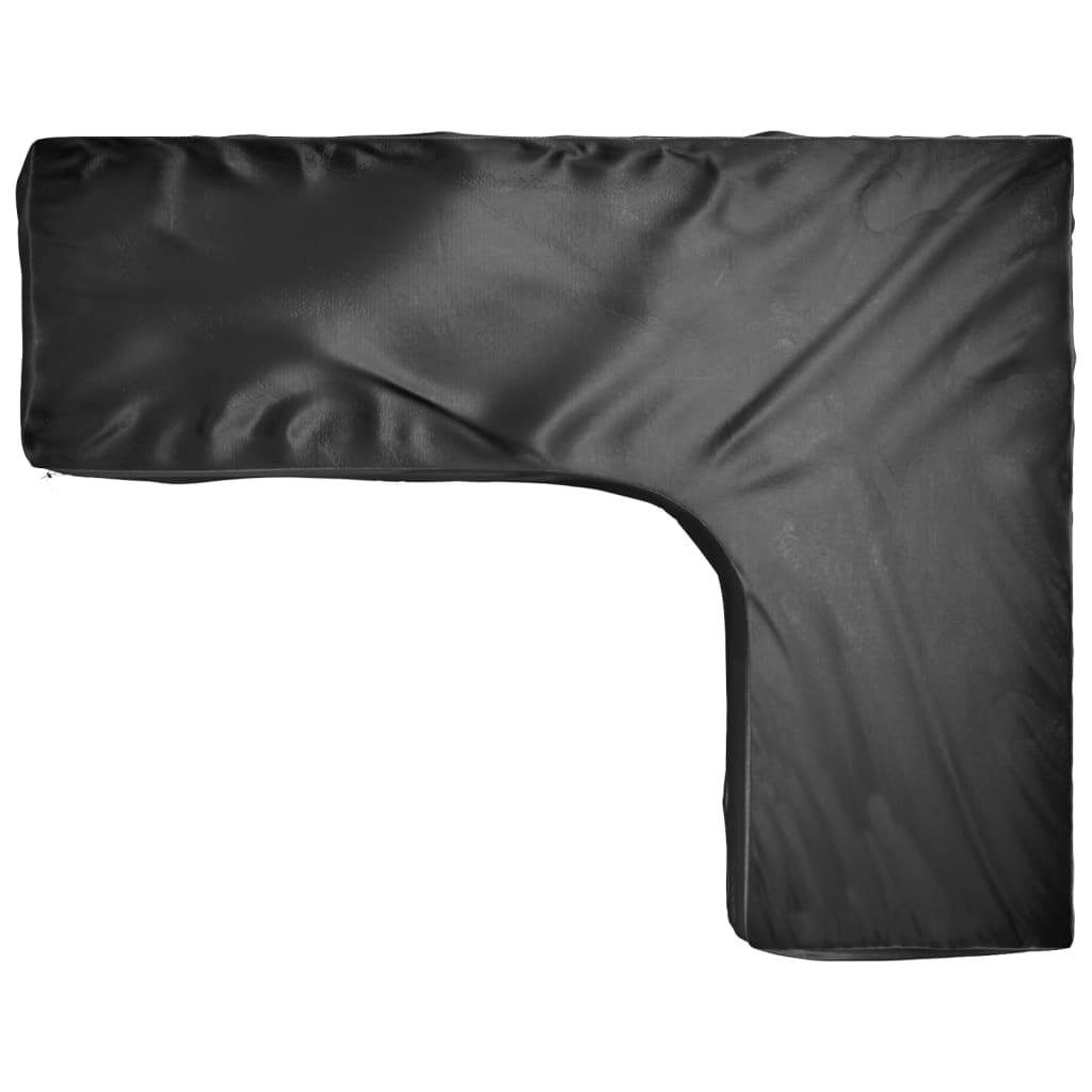 vidaXL Överdrag för utemöbler 2st 18 ölj. 285x220x80 cm L-format