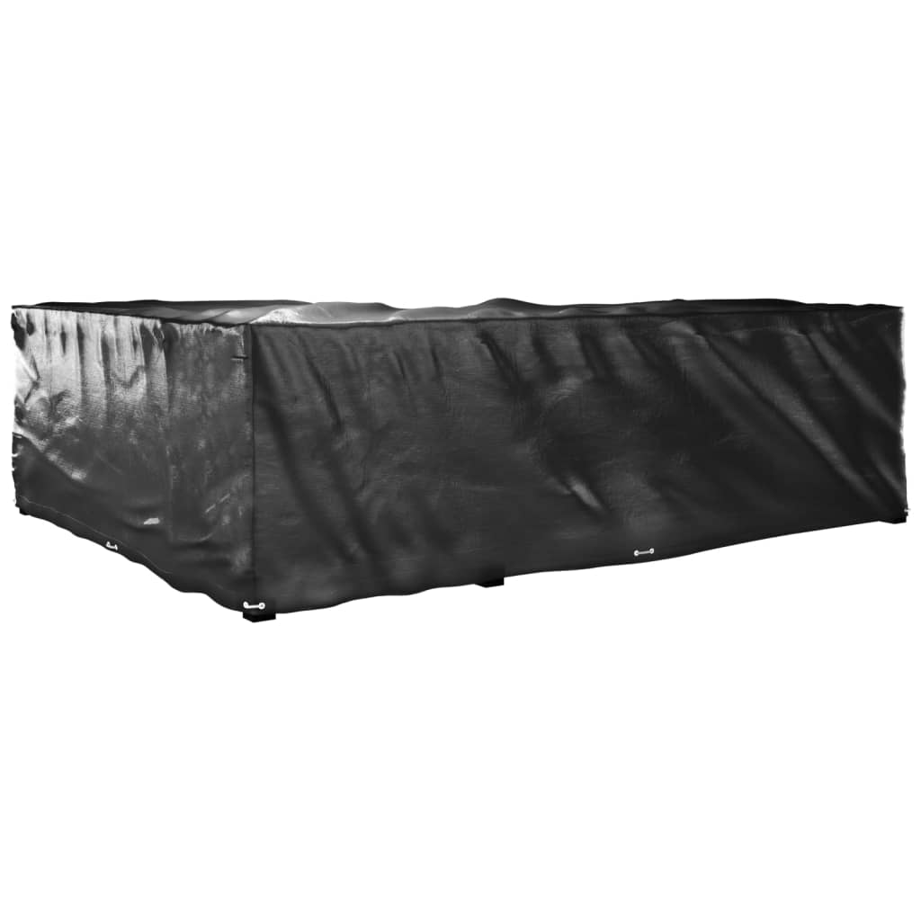 vidaXL Överdrag för utemöbler 2st 18 ölj. 285x220x80 cm L-format