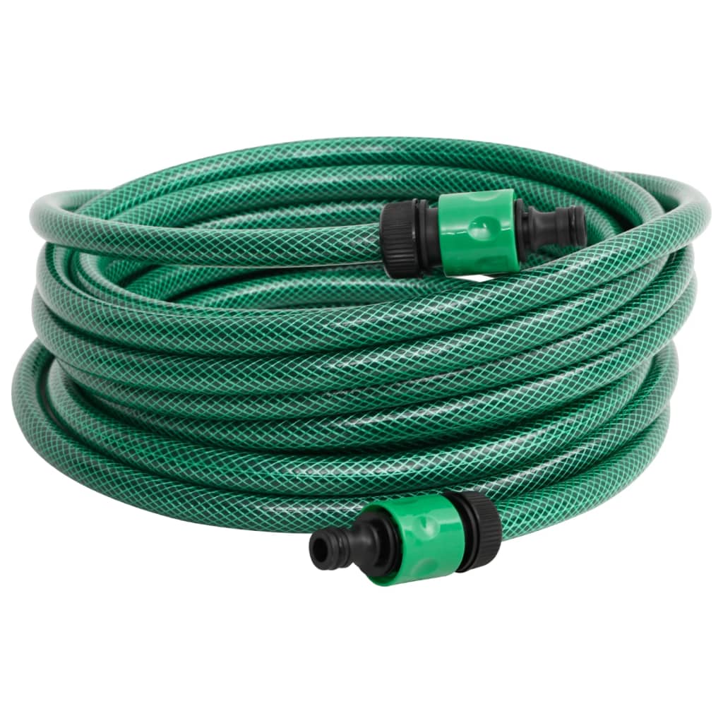 vidaXL Poolslang grön 20 m PVC