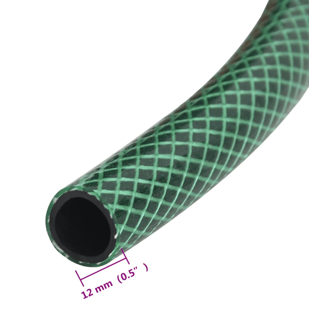 vidaXL Poolslang grön 20 m PVC