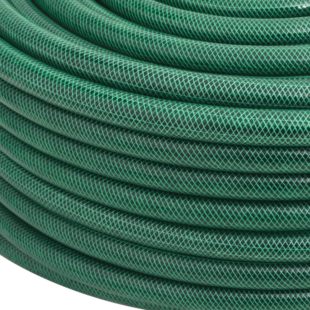 vidaXL Trädgårdsslang grön 1" 10 m PVC