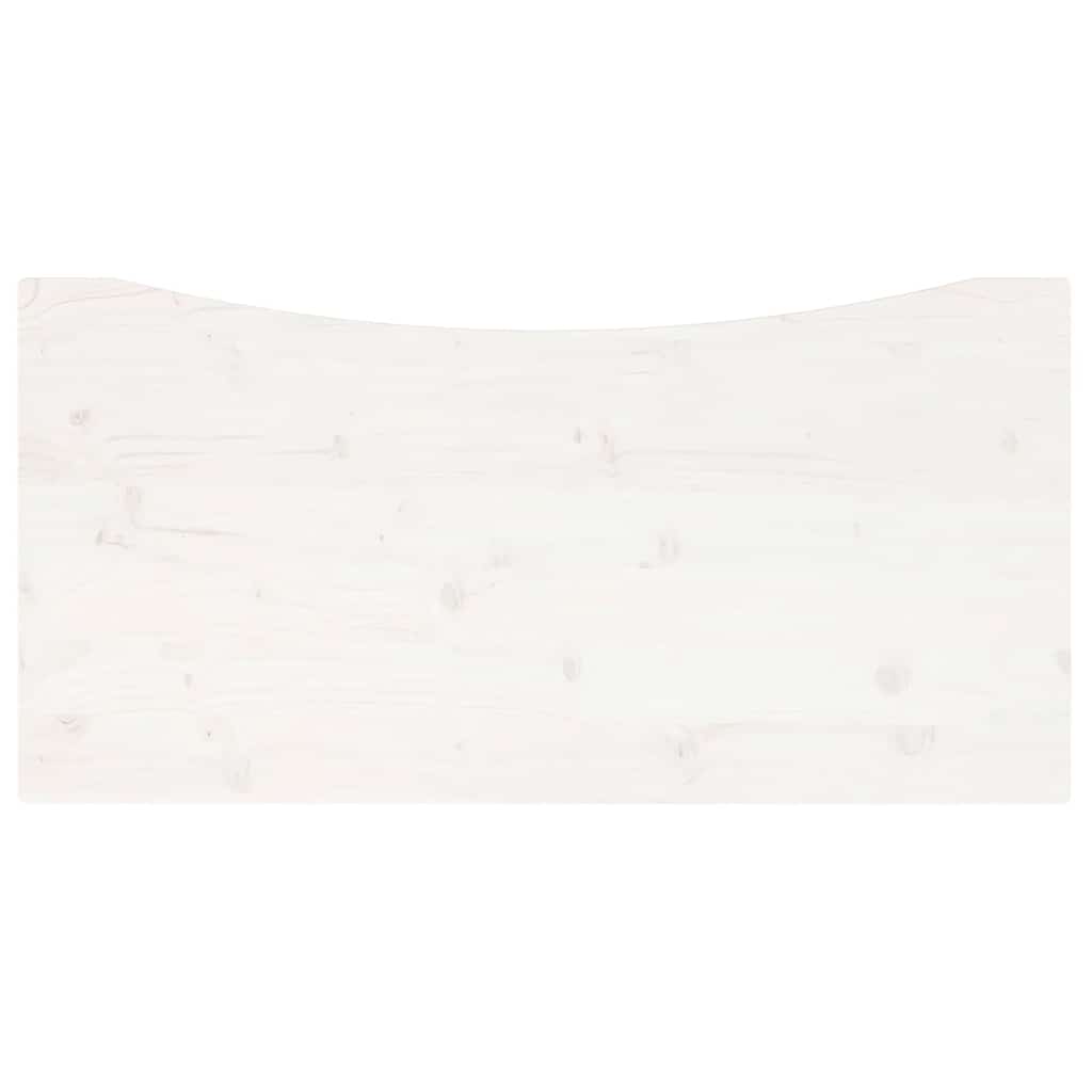 vidaXL Skrivbordsskiva 100x50x2,5 cm massiv furu