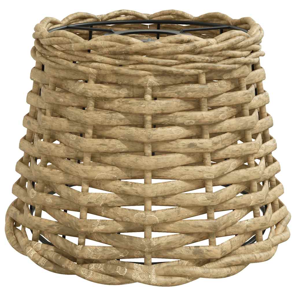 vidaXL Taklampskärm brun Ø20x15 cm korgmaterial