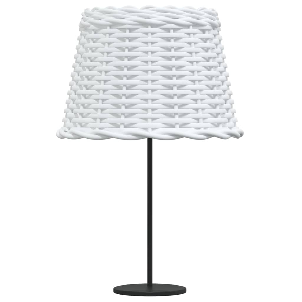 vidaXL Lampskärm vit Ø30x20 cm korgmaterial