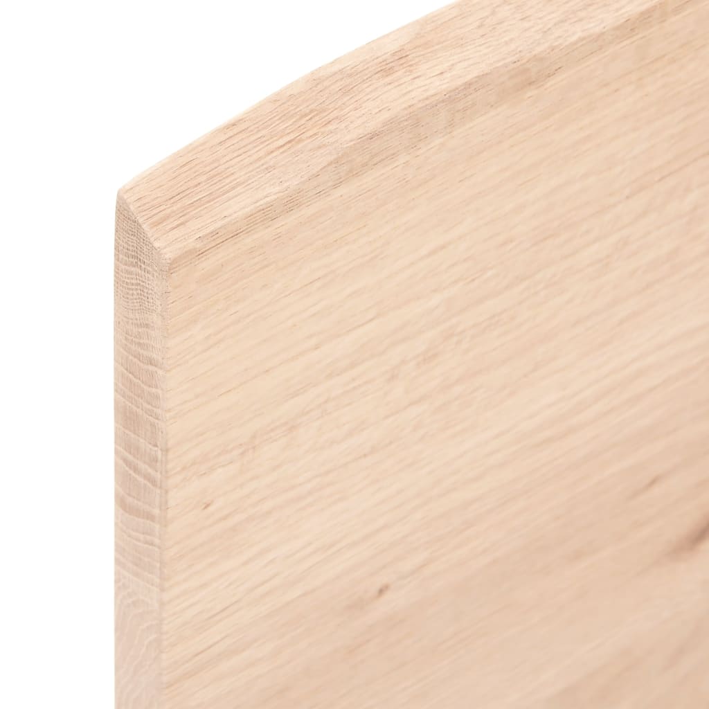 vidaXL Bänkskiva för badrum 40x30x2 cm obehandlat massivt trä