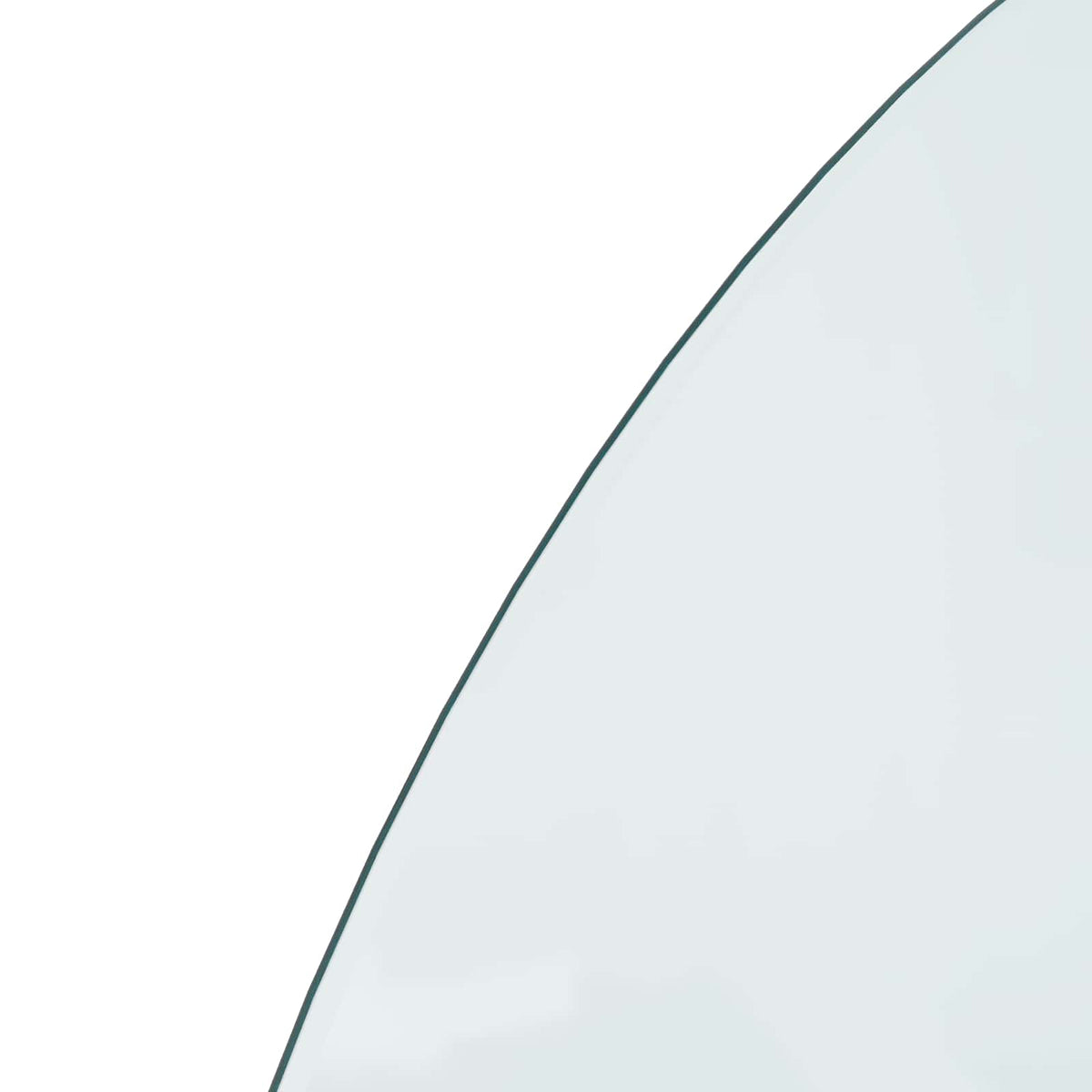 vidaXL Glas eldstad platta Transparent 1000 x 500 mm Glas