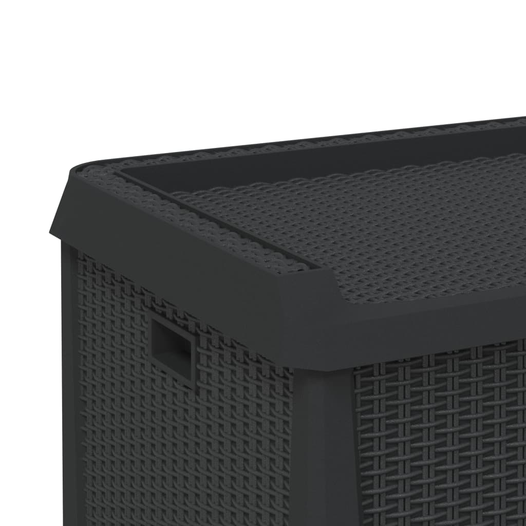 vidaXL Dynbox antracit 125 L PP