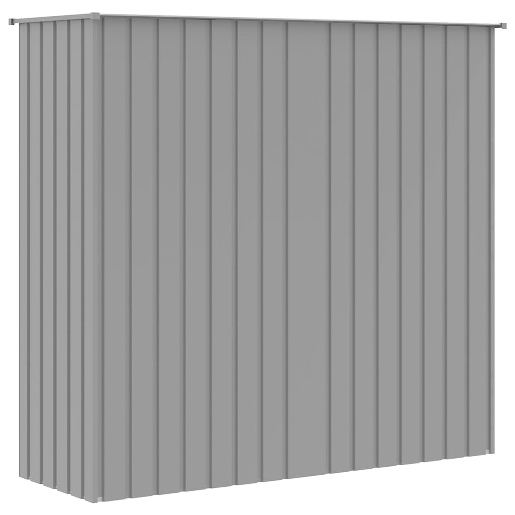 vidaXL Fågelbur grå 215x78x200 cm galvaniserat stål