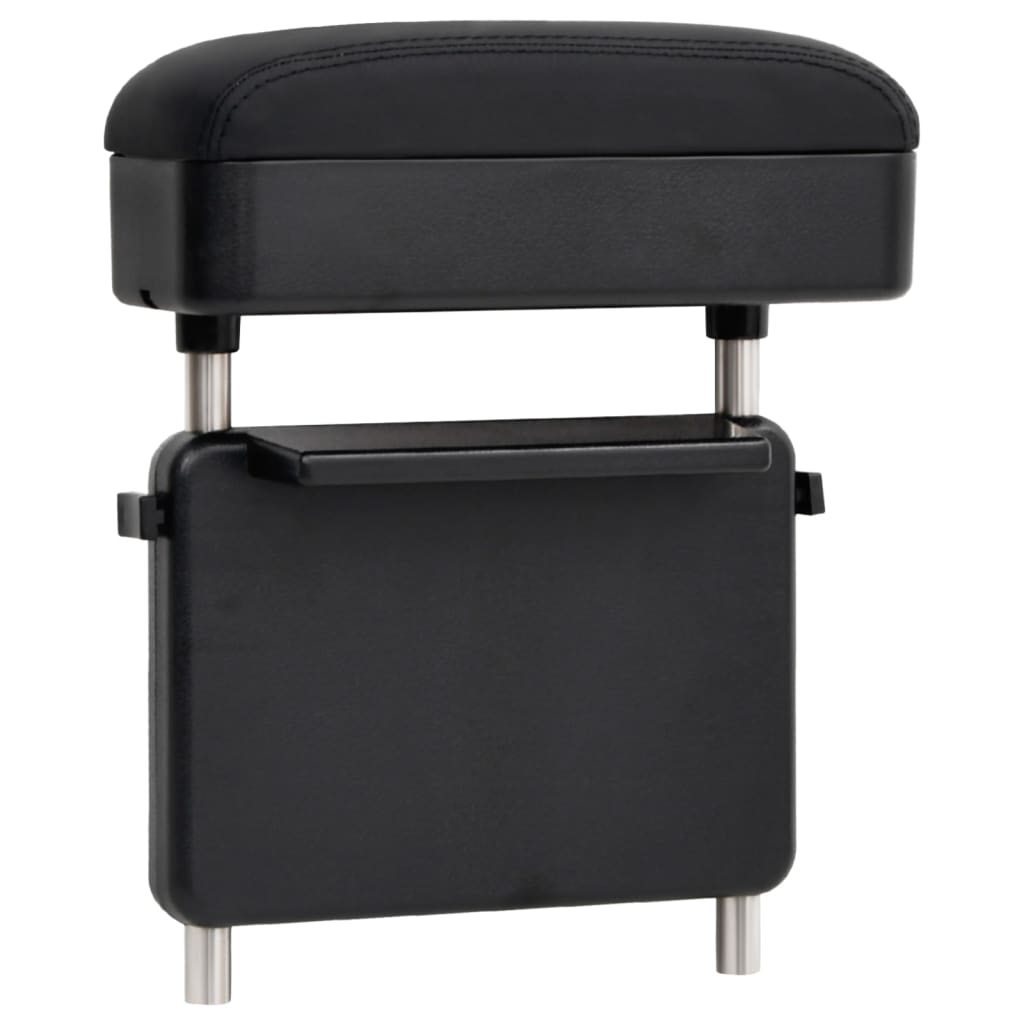 vidaXL Armstöd till bil universal svart 23x8x(30-38) cm ABS