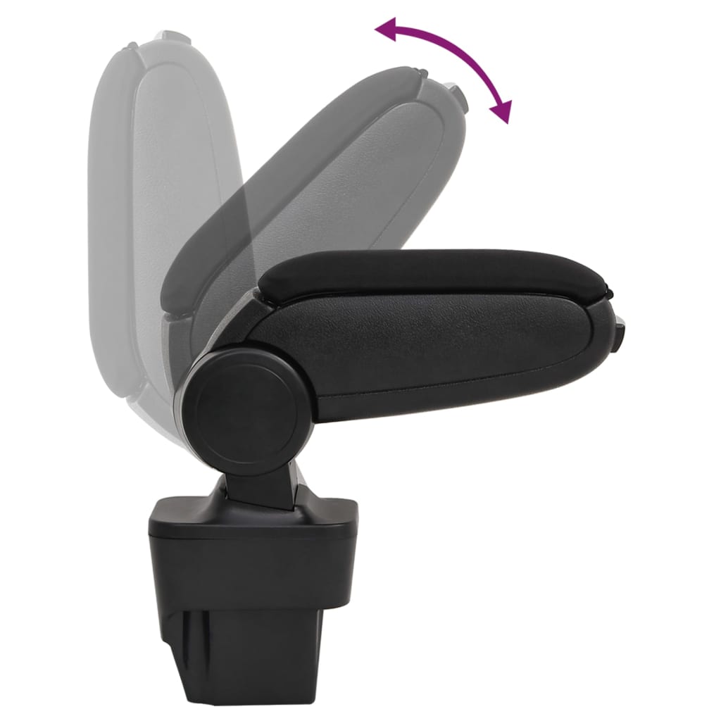 vidaXL Armstöd till bil för OPEL Astra H (2004-2010) svart 13x34x(33-46) cm ABS