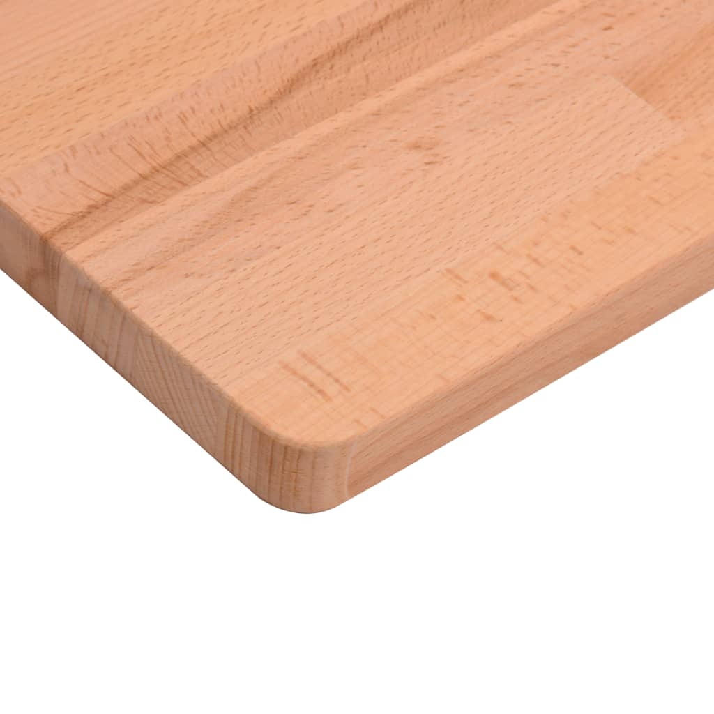 vidaXL Arbetsbänk 180x55x81,5 cm massivt bokträ och metall