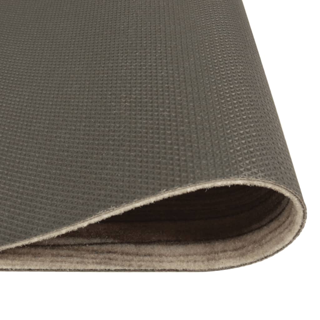 vidaXL Köksmatta maskintvättbar cooking grå 45x150 cm sammet