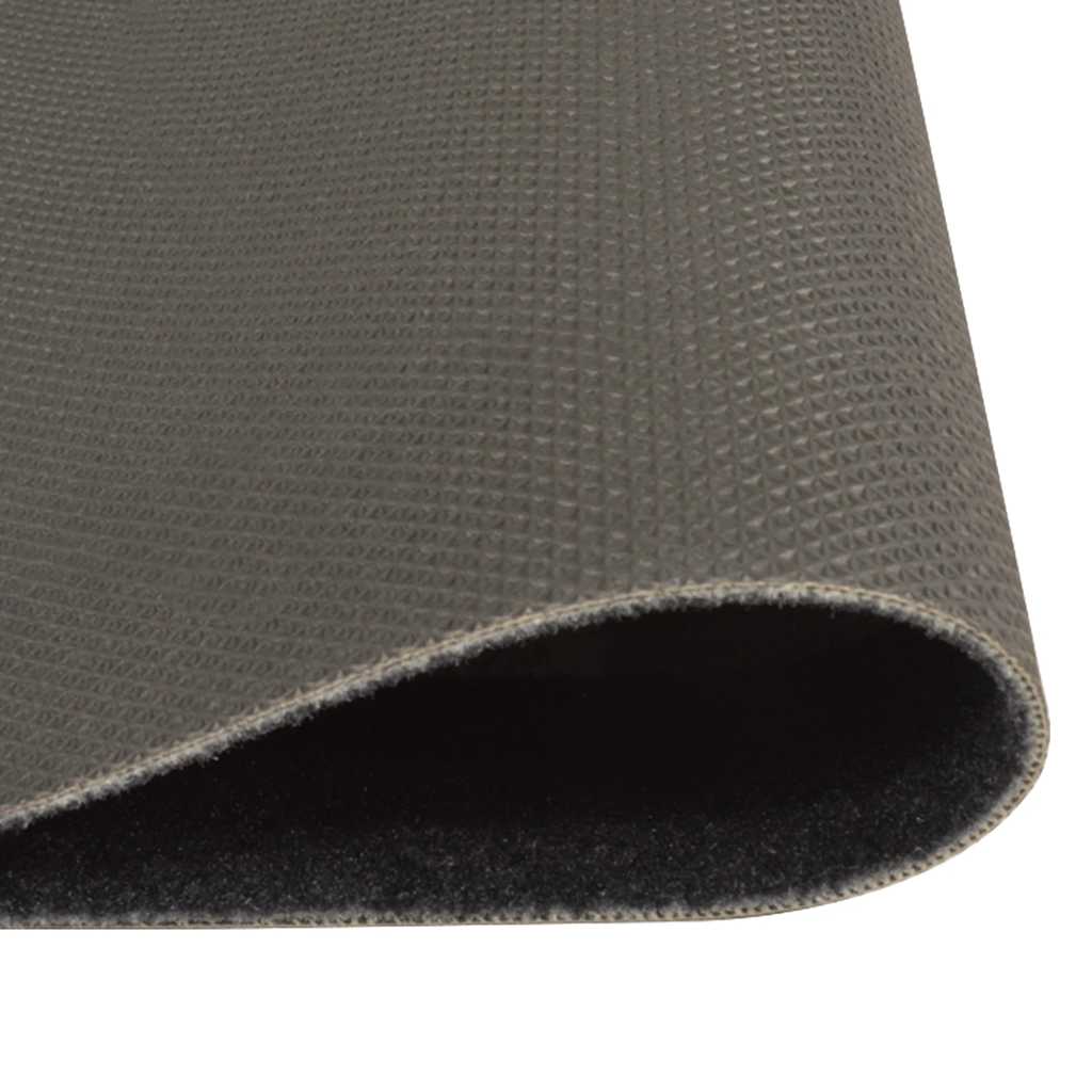 vidaXL Köksmatta maskintvättbar kaffe svart 45x150 cm sammet