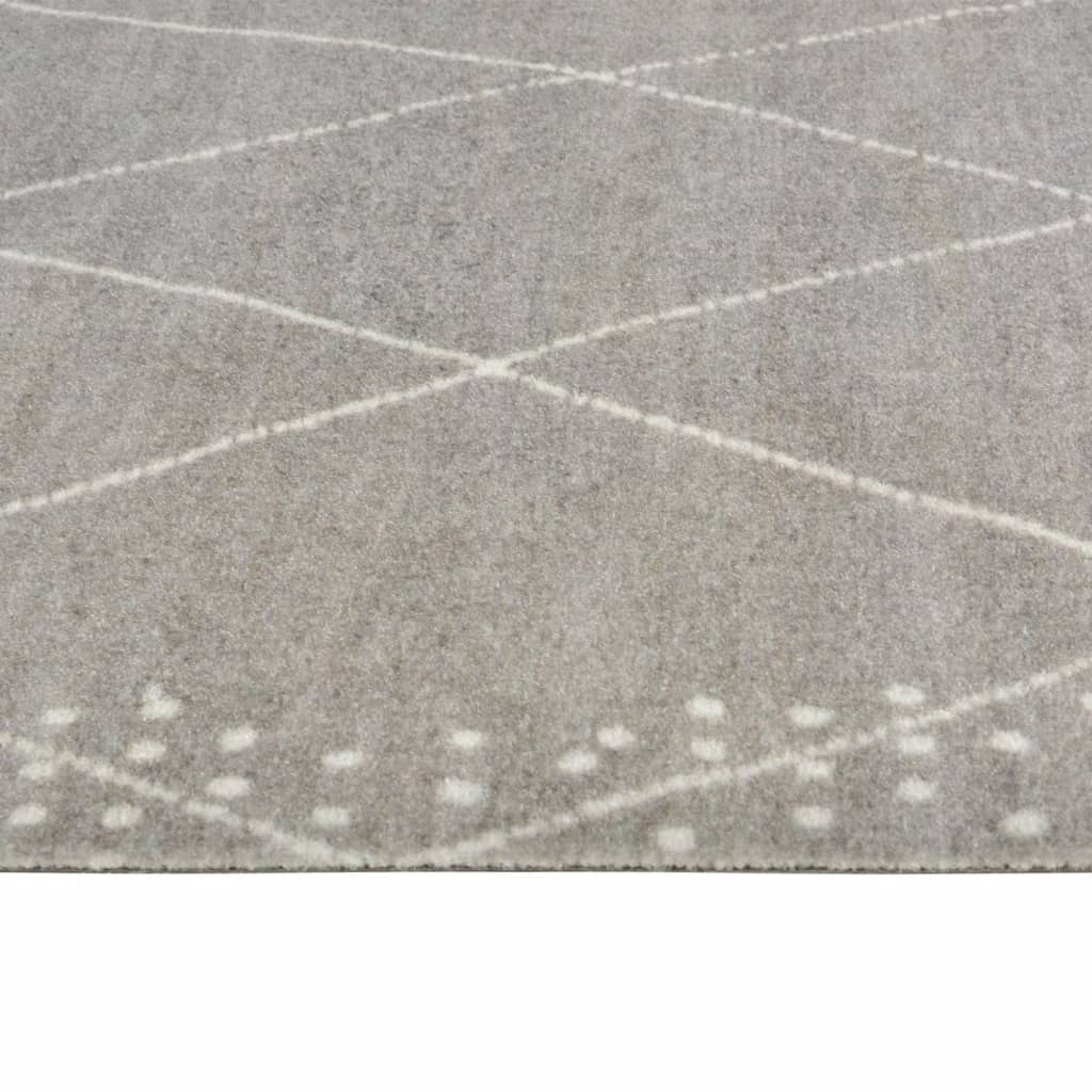 vidaXL Köksmatta maskintvättbar romb 45x150 cm sammet