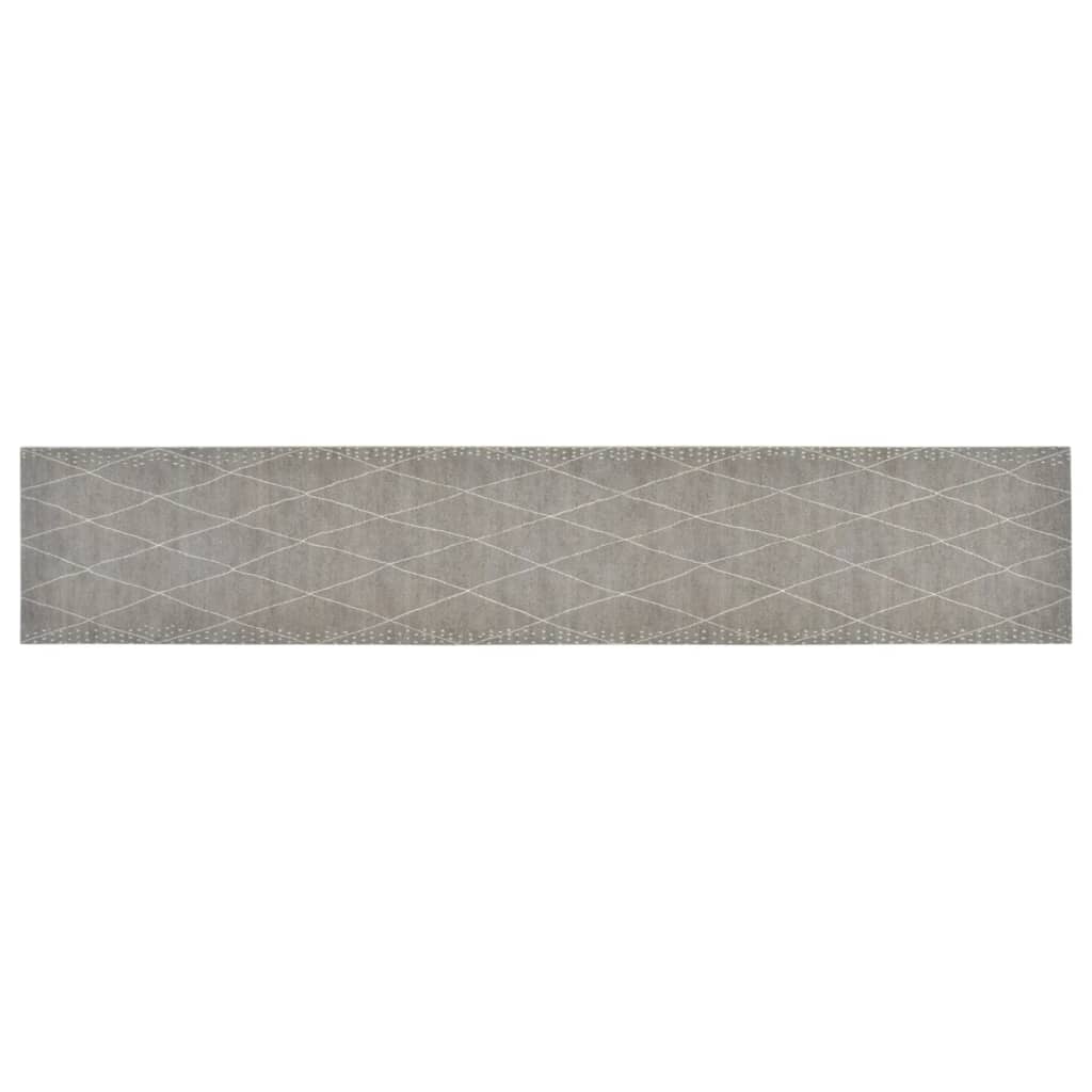 vidaXL Köksmatta maskintvättbar romb 60x300 cm sammet