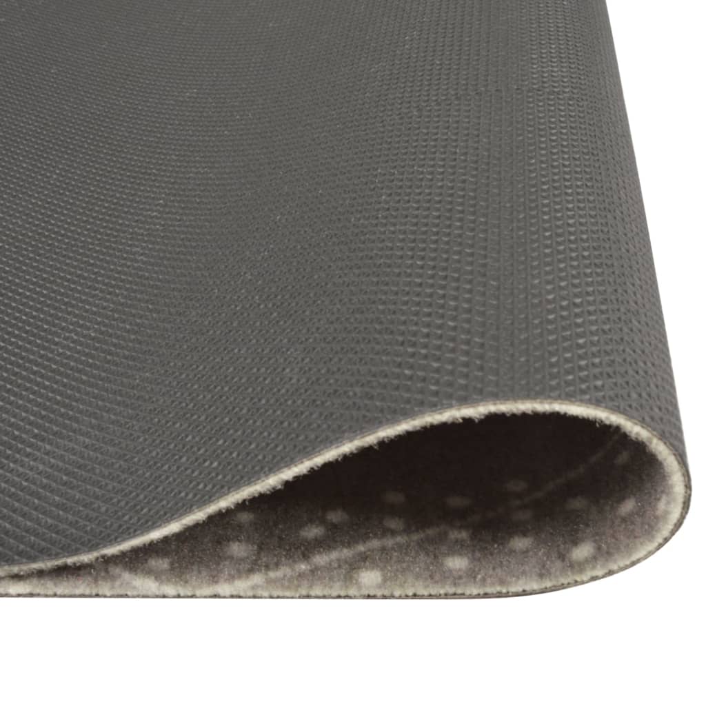 vidaXL Köksmatta maskintvättbar romb 60x300 cm sammet