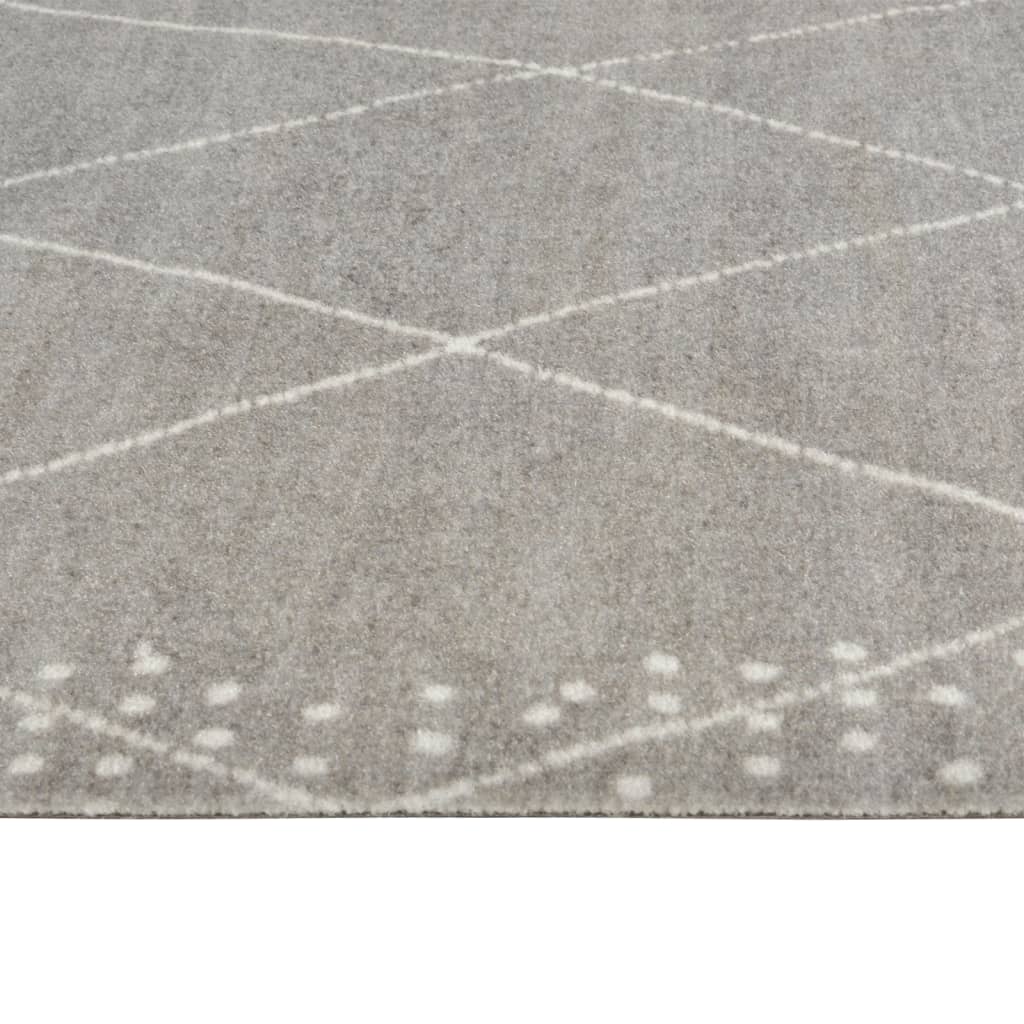 vidaXL Köksmatta maskintvättbar romb 60x300 cm sammet