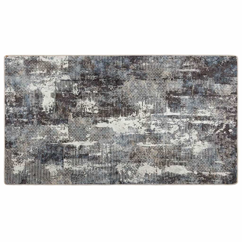 vidaXL Matta tvättbar flerfärgad 80x150 cm