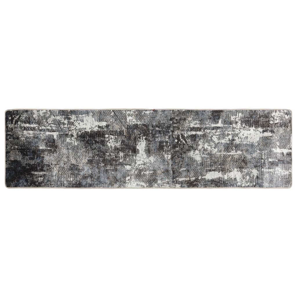 vidaXL Matta tvättbar flerfärgad 80x300 cm
