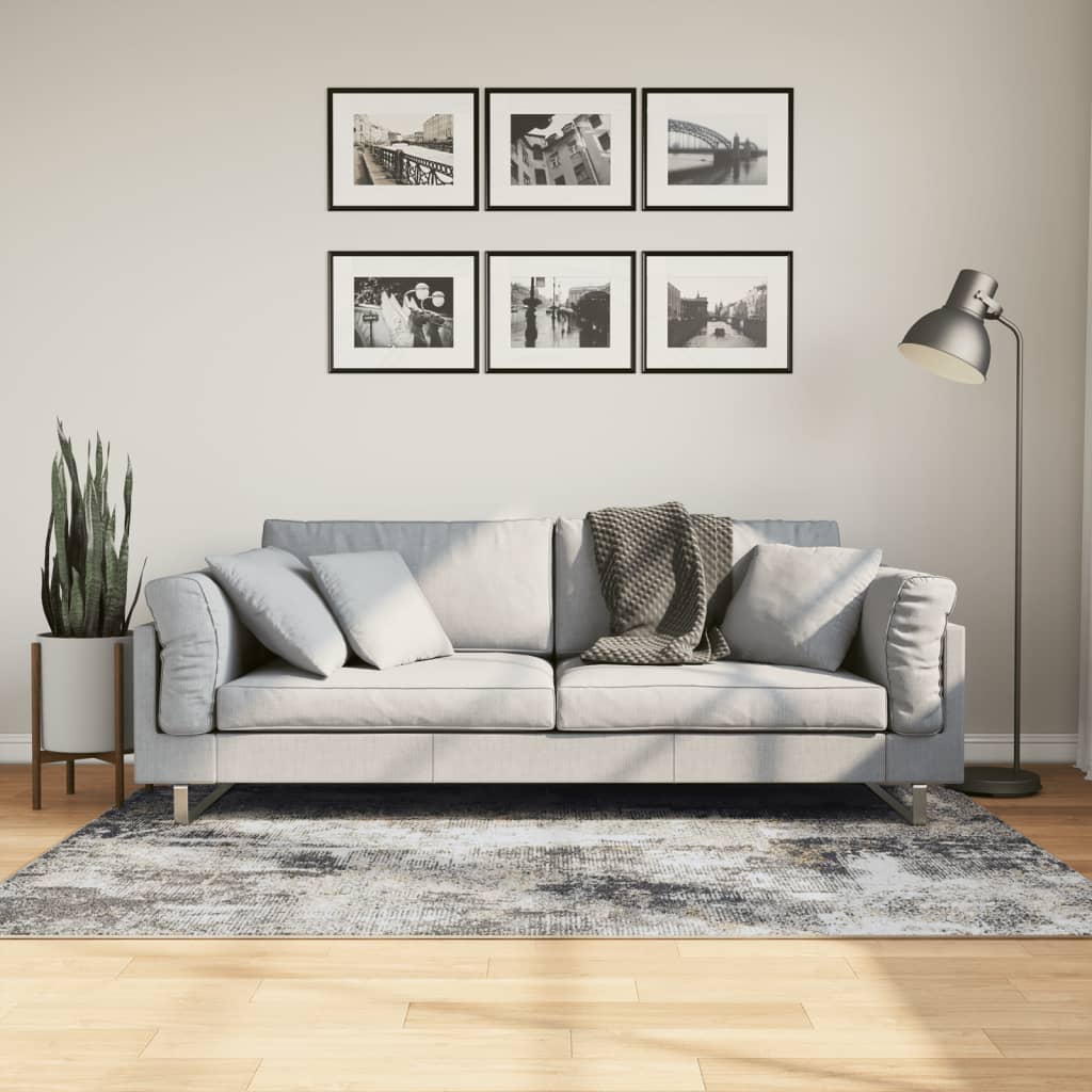 vidaXL Matta tvättbar flerfärgad 120x180 cm