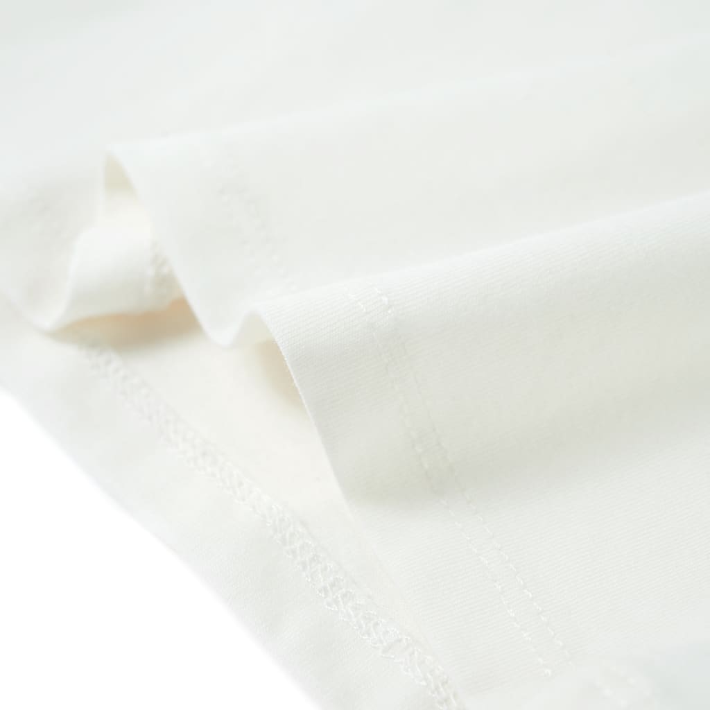 vidaXL T-shirt med volangärmar för barn vit 116