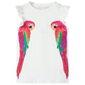 vidaXL T-shirt för barn ecru 104
