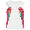 vidaXL T-shirt för barn ecru 116
