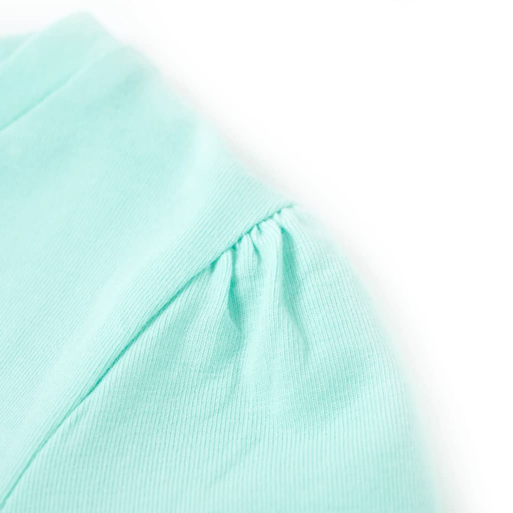 vidaXL Kids'T-shirt Light Aqua 140 Aquamarine 116